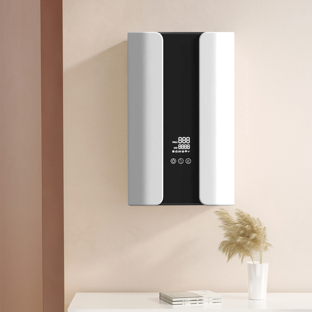 Efektívne čistenie vzduchu: Čistenie Výhody steny namontovaného 300 kadrového vzduchu čerstvého ventilačného zariadenia